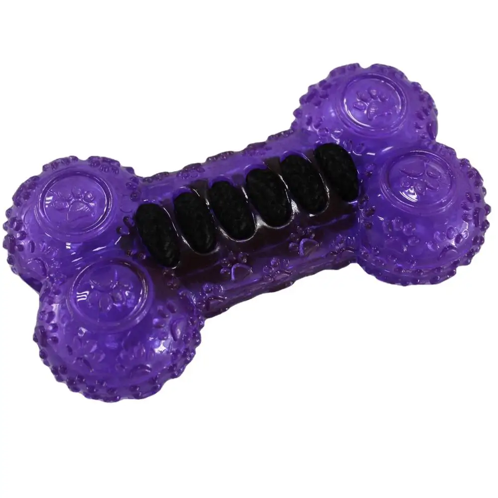 

Amazon Hot Sale Bone Shape TPR Pet Toy Dog Chew Training Interactive Toys