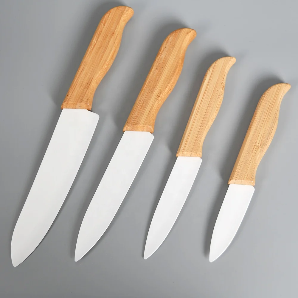 

bamboo handard quality japanese wholesale chef de cuchillos ceramic knife set