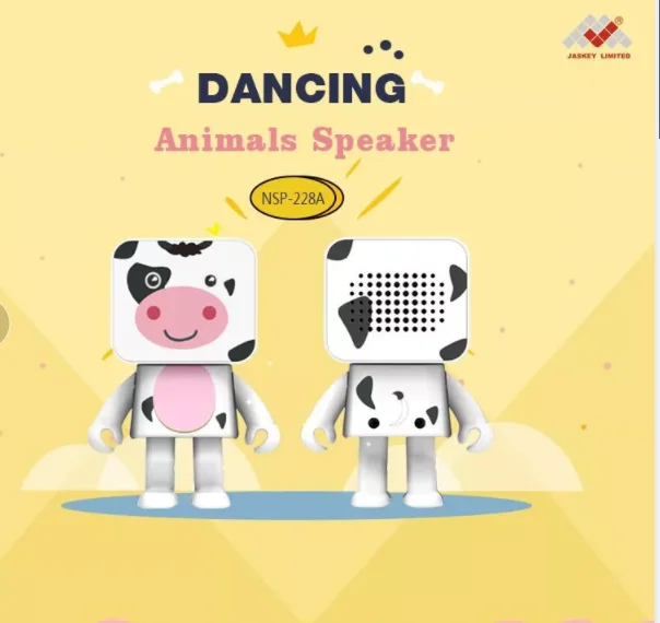 Dancing Animals Speaker Fashion High Quality Wireless Bluetooth Cute Printed Original Patented Dancing Speaker - ANKUX.COM