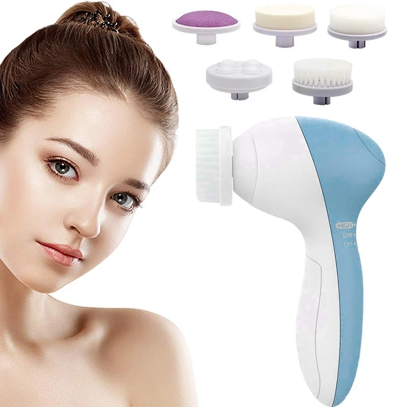 

Professional Rotary Face Cleansing Brush Electric Facial Cleansing Brush, White