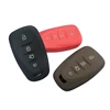 Custom logo silicone smart car remote key fob cover case for car key shell