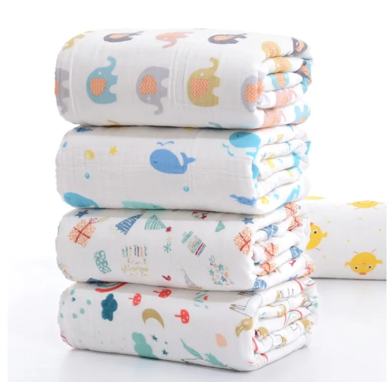 

home newborn multicultural design Muslin bamboo cotton baby blanket swaddling