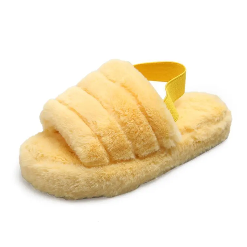 

Durable Luxury Fur Slippers Fur Sandals China Manufacturer Ladies Fur Sandals Slippers, Customized color