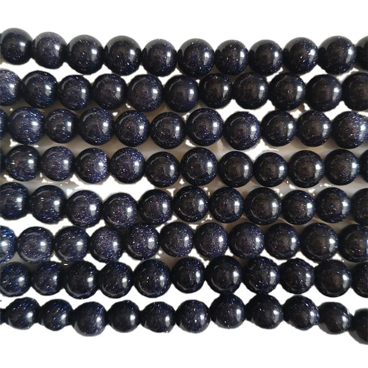 

12mm Blue Sand Loose Jewelry Stone Beads for Jewelry Making