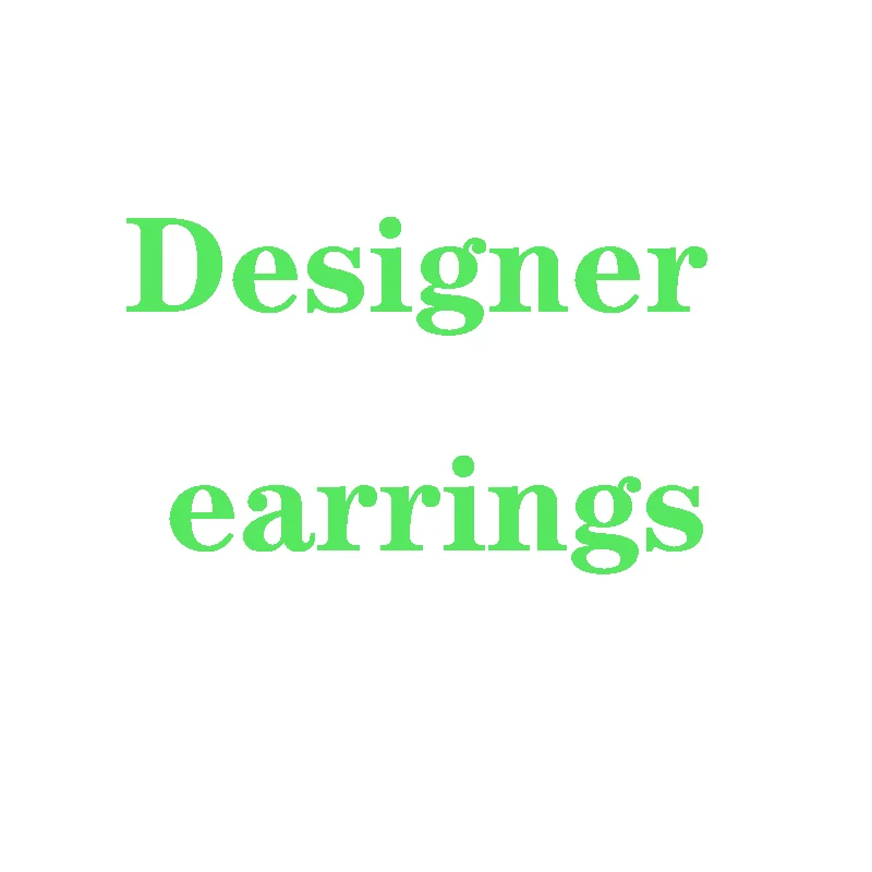 

Tixu designer earrings popular brands classic ladies letter earrings luxury earrings wholesale, Gold color