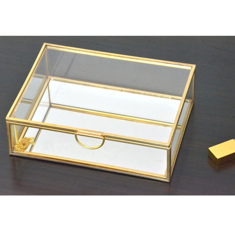 Wholesale Wall Art 3d 12x12 8x10 Glass Rose Gold Frames Deep Shadow Box