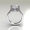 Sunsky Brand Creative Zircon Suspended Design Copper Jewelry Fashion Engagement Ring
