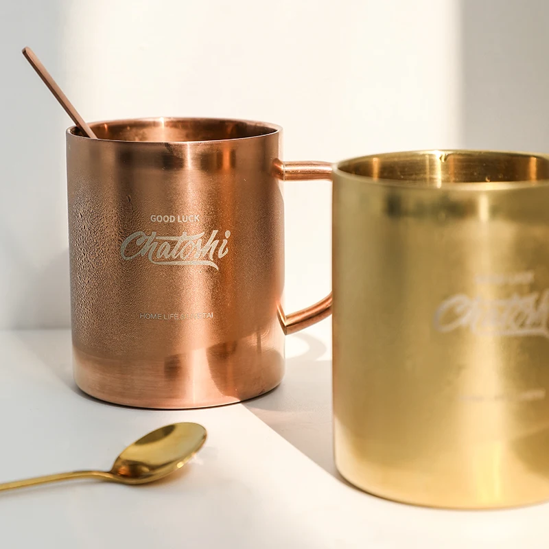 

Customized Stainless Steel Mugs Cup Nordis Ins Coffee Cup Personalized Light Luxury Coffee Mugs Water Cup, Customized color