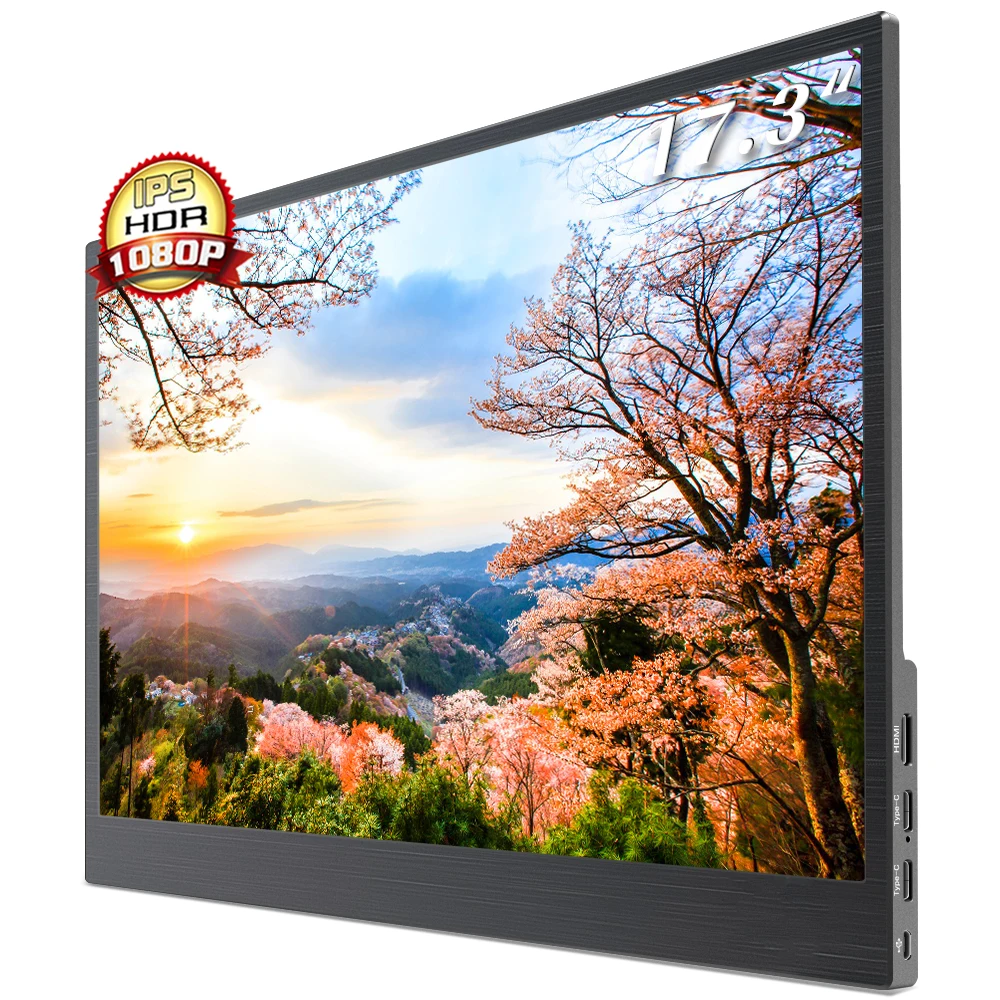 

Widescreen 17.3 Inch Potable Function Panel Ips Lcd Led Computer Monitors Gamer 4k Hdr Pc Gaming Monitor