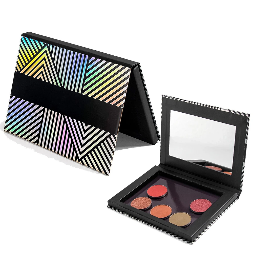 

Private Label DIY Empty Magnetic Eyeshadow Palette Custom Bulk Logo Concealer Makeup Tool Laser Color Storage Box Free Shipping