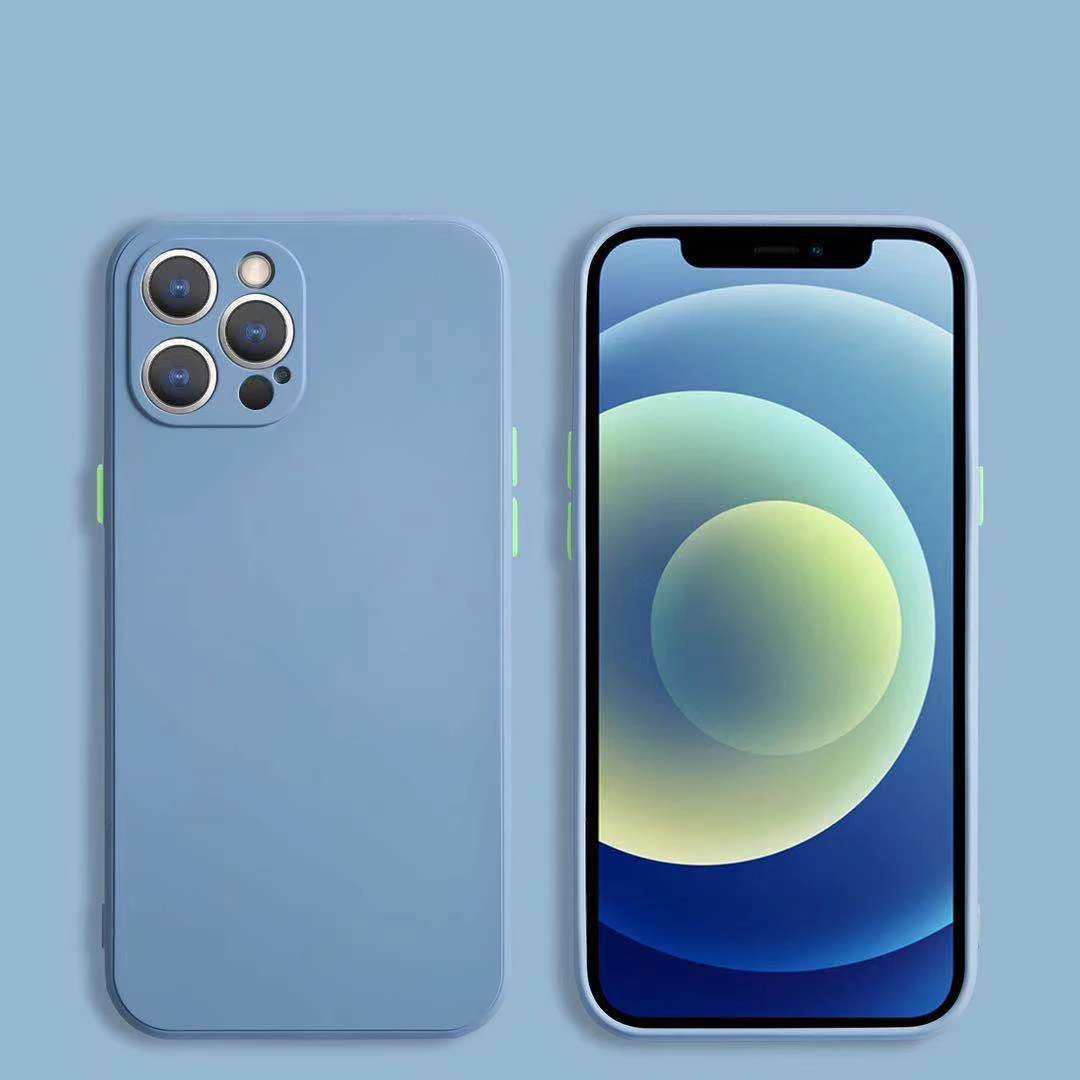 

Free Sample Luxury Original Silicone Phone Case Cover For iPhone 6 7 8 Plus X Xs Xr 11 12 Pro Max With Logo, Multi