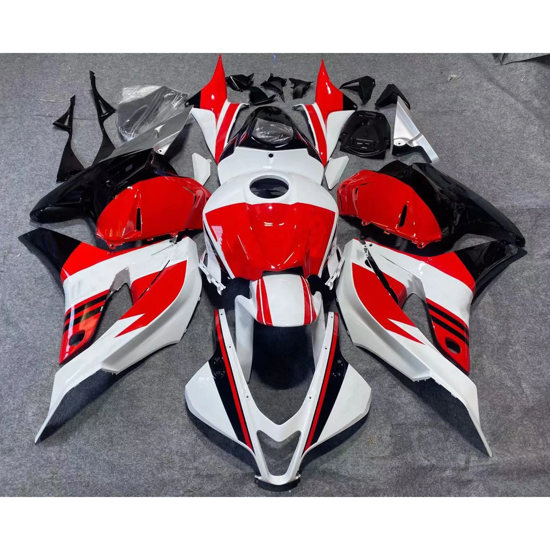 

2022 WHSC Red Black White Motorcycle Accessories For HONDA CBR600 RR 2009-2012 09 10 11 12 Motorcycle Body Systems Fairing Kits, Pictures shown