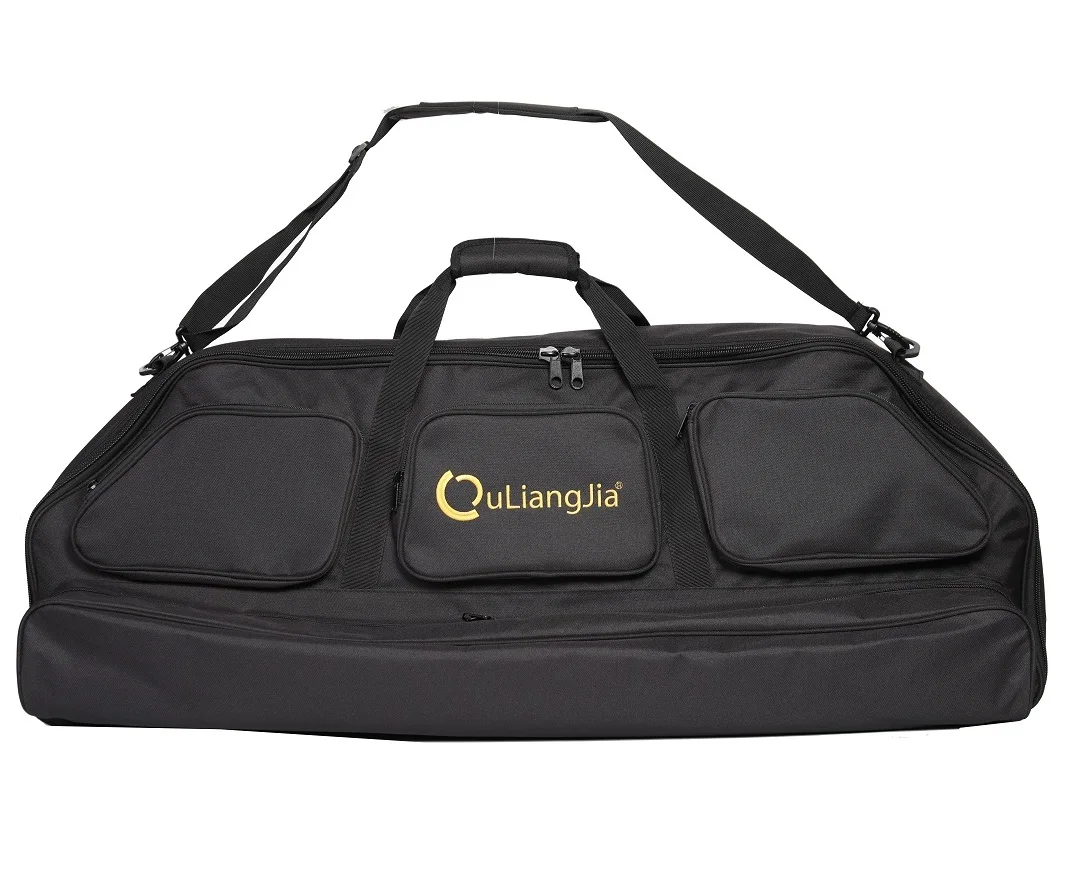 

Ouliangjia Hot Sale Outdoor Archery Hunting Soft Compound Bow Bag Compound Bow Case with Large Storage, Black