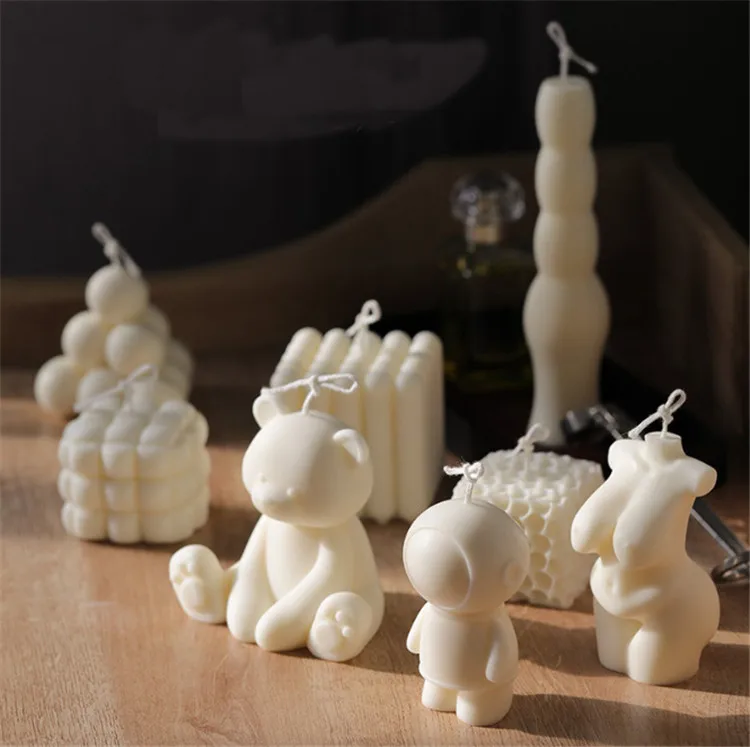 

Y2073 Handmade New Korean candle molds geometric candle mould, Random