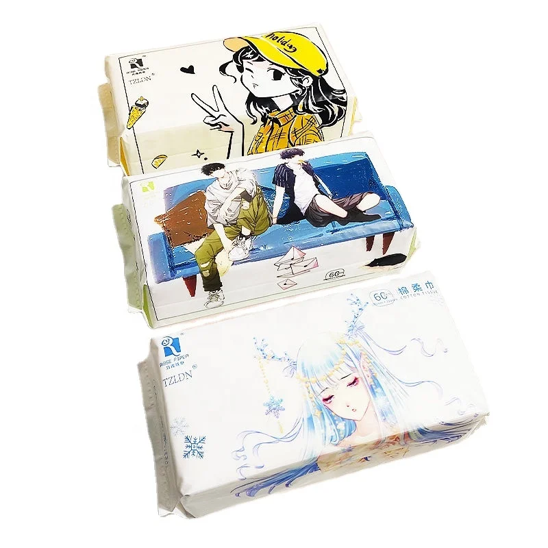 

Disposable Facial Cotton Soft Tissue Facial Cotton Dry Wipes Facial Towel Cotton Tissue, White