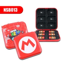 

12 in 1 video game mario cards carrying case storage box for nintendo switch