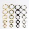 H7-3 Spring O Rings Metal Key Ring Spring Buckles Belt Strap Dog Chain Buckles Luggage Diy Sewing Handmade Bag Opening Ring