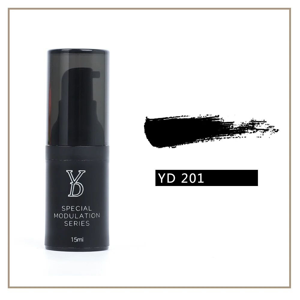 

OEM/ODM YD 15ml Semi Cream Permanent Makeup Cosmetic Micro Tattoo Ink Pigments (Pure Black)