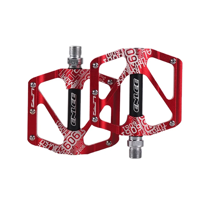 

Good Quality CNC Aluminum Alloy Ultralight Pedal 9/16 Flat Bicycle Pedals DU Bearing Pedal Bikes, Red /silver /black /gold