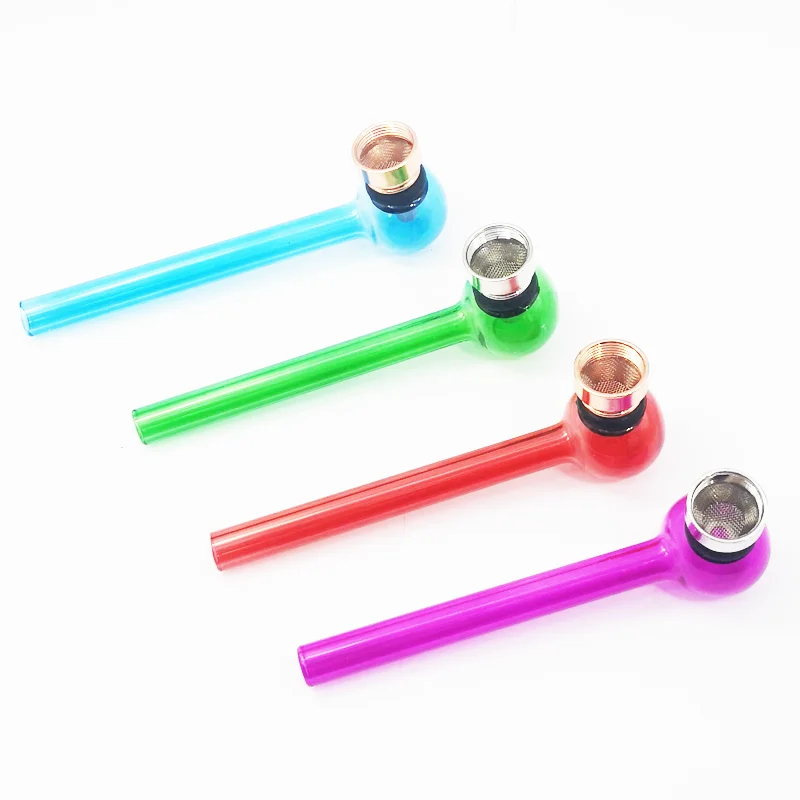 

RTS 2021 Mini Portable Creative Glass Bongo Small Tool Weed Smoking Pipes Bowl Glass Accessories, Red, green,blue,purple yellow etc