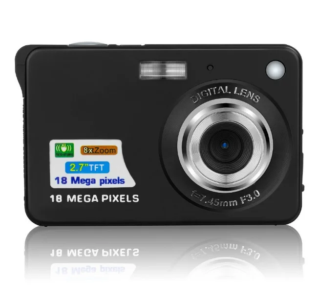 

Best Gift Wholesale 2.7 inch 18 Megapixel 8X Zoom HD Digital Camera Mini Automatic Camera for Children