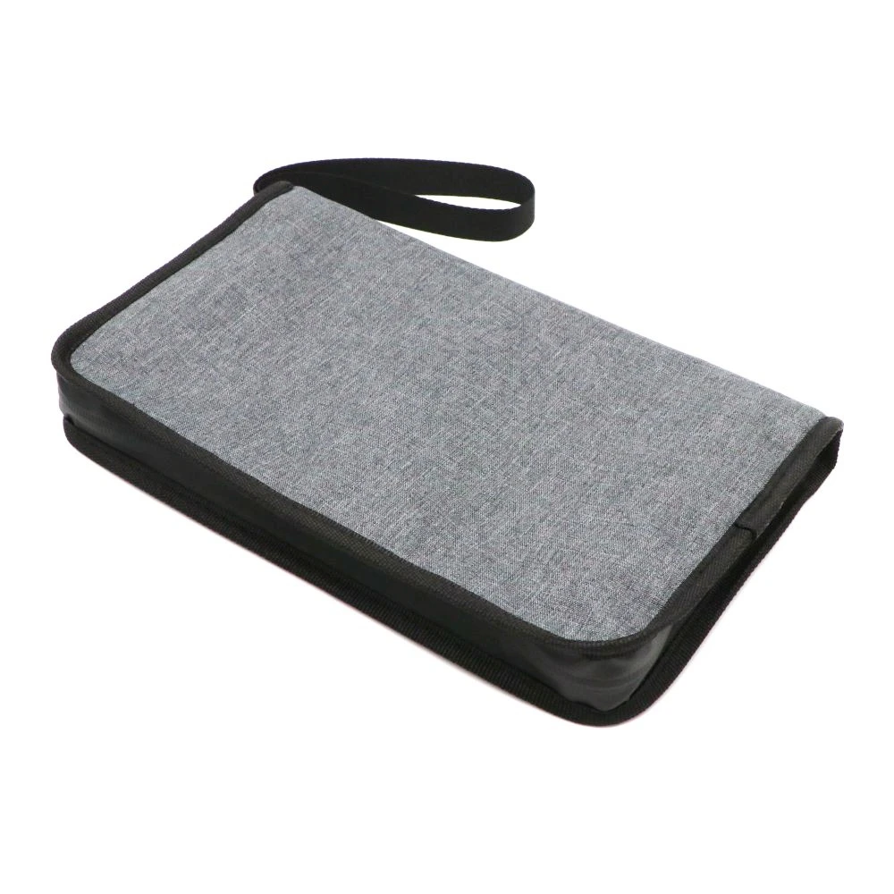 

Waterproof Oxford Cloth carbon fiber Hand Small Bags waste trash security surface smell proof stand up zipper bag zip