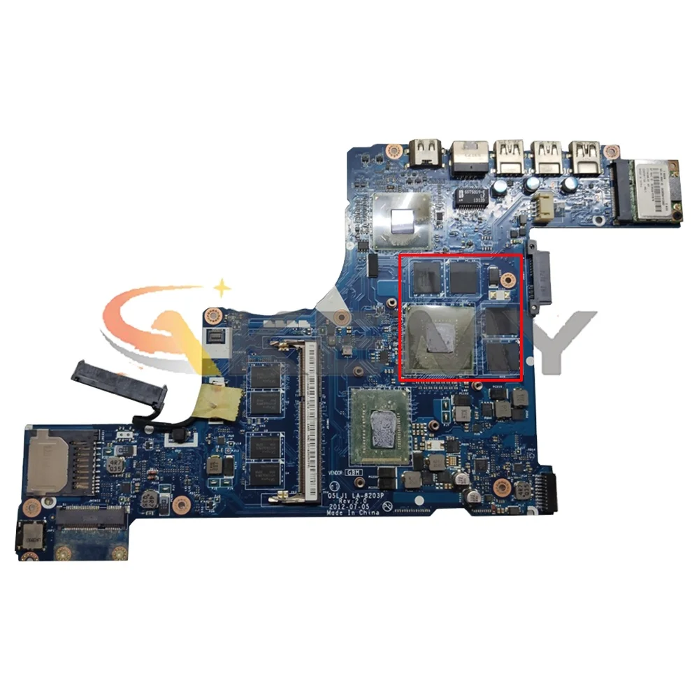 

M5-581TG LA-8203P motherboard 2GB GT640M GPU I3 I5 I7 CPU for Acer ASPIRE M5-581G M5-581TG Laptop motherboard mainboard