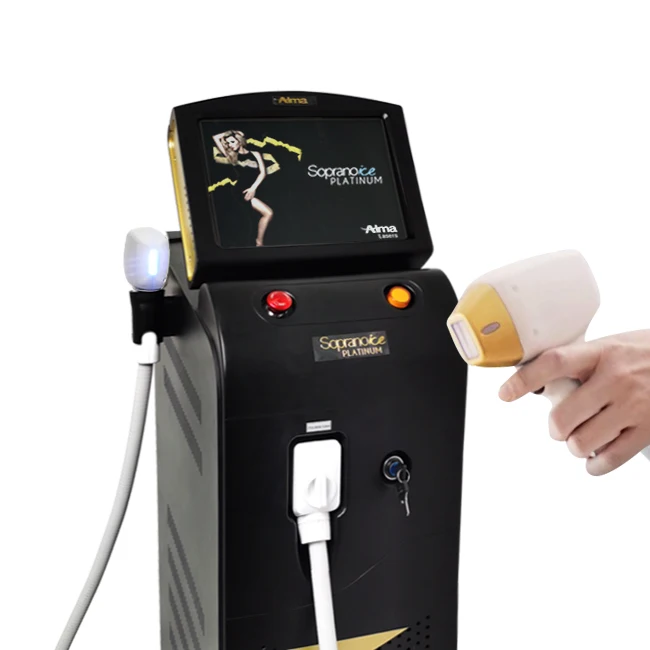 

Diode laser hair removal machine 755 808 1064 3 waves for all skin and hair types hair removal