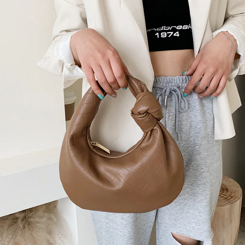 

Small bag 2020 new Korean cloud woven underarm bag shoulder bag