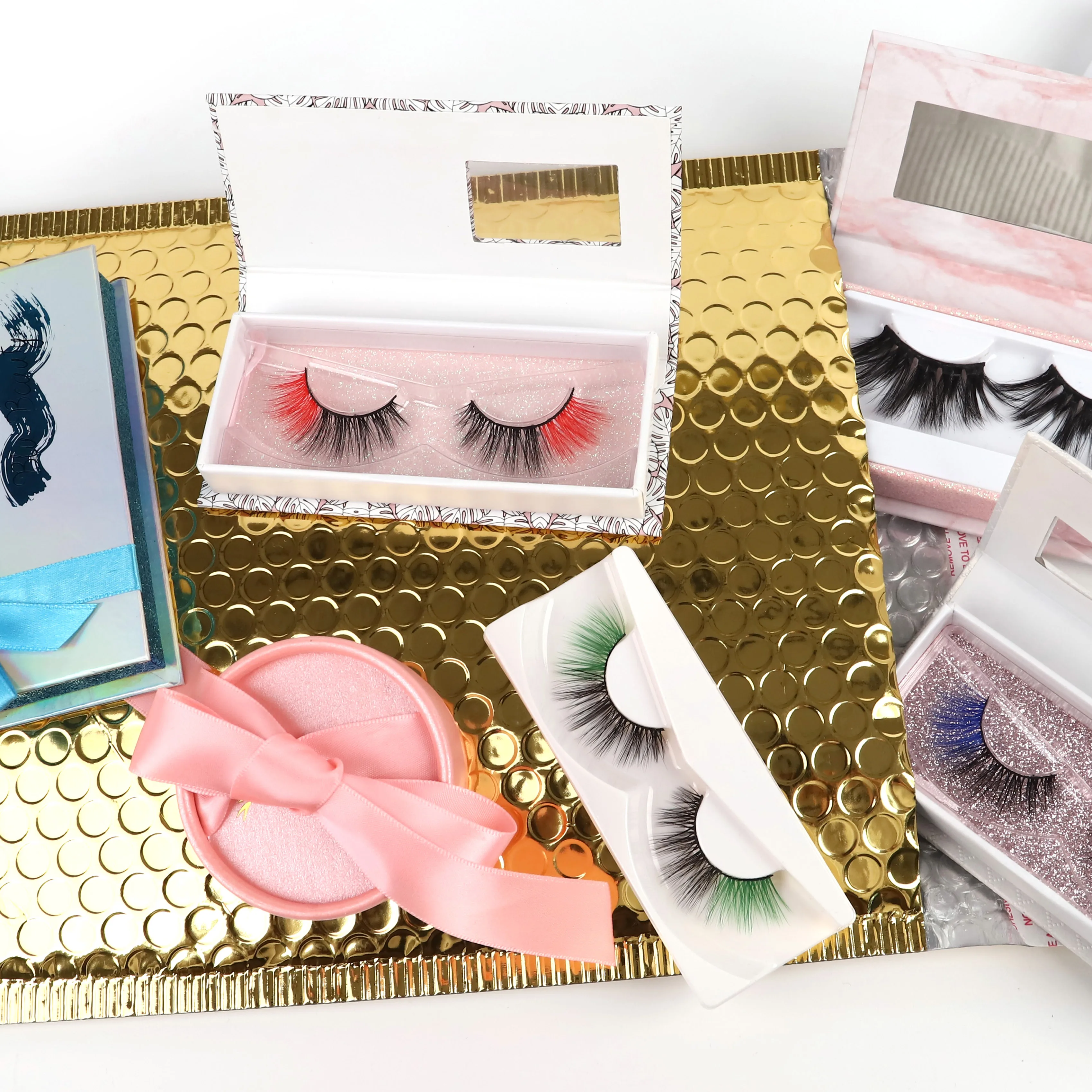 

Wholesale False Lashes Private Label Handmad 3D mink eyelashes