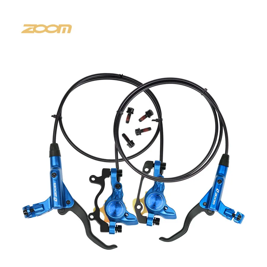 

ZOOM HB-875 Customized Design Mtb Disc Nutt Brakes Hydraulic, Black gold blue red purple