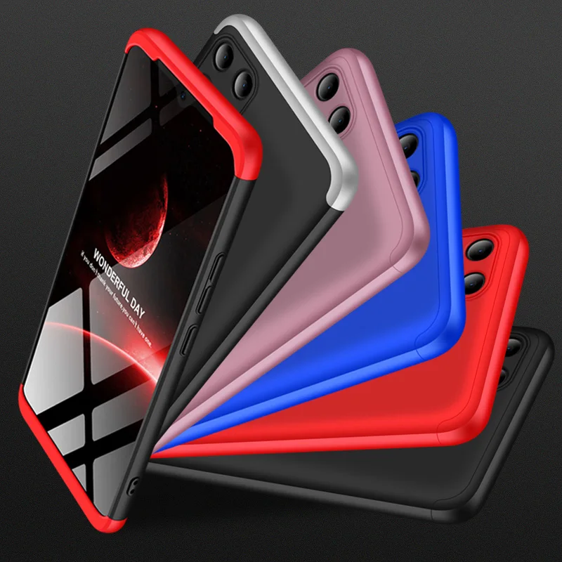 

GKK Original Case For OPPO A54 A74 4G F19 Pro Case 360 Anti-knock Armor Full Protection For OPPO A54 A74 4G F19 Pro Cover Coque, 7 colors