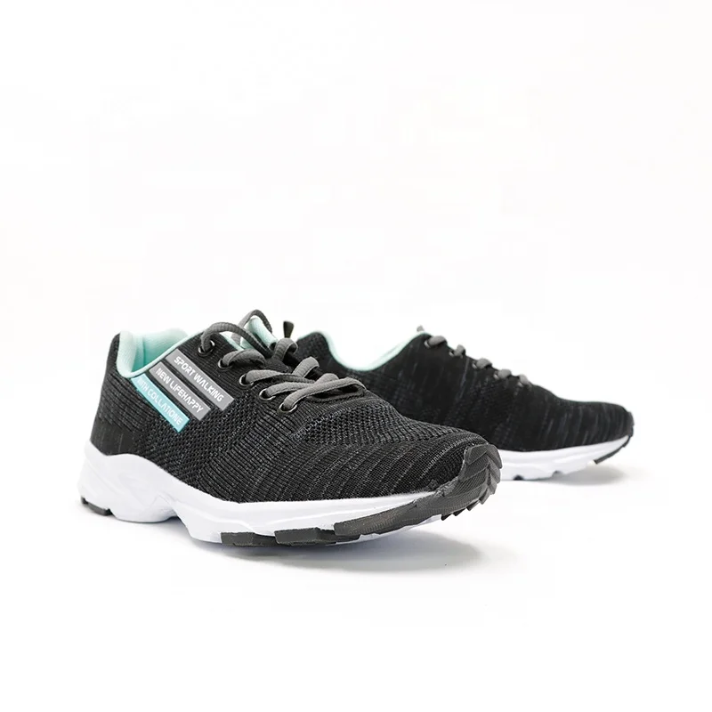 

2021 New Breathable sneakers mens casual shoes Fly Casual KnitJogging Sport Shoes, Blue/navy/black/grey-w/pink/grey-m