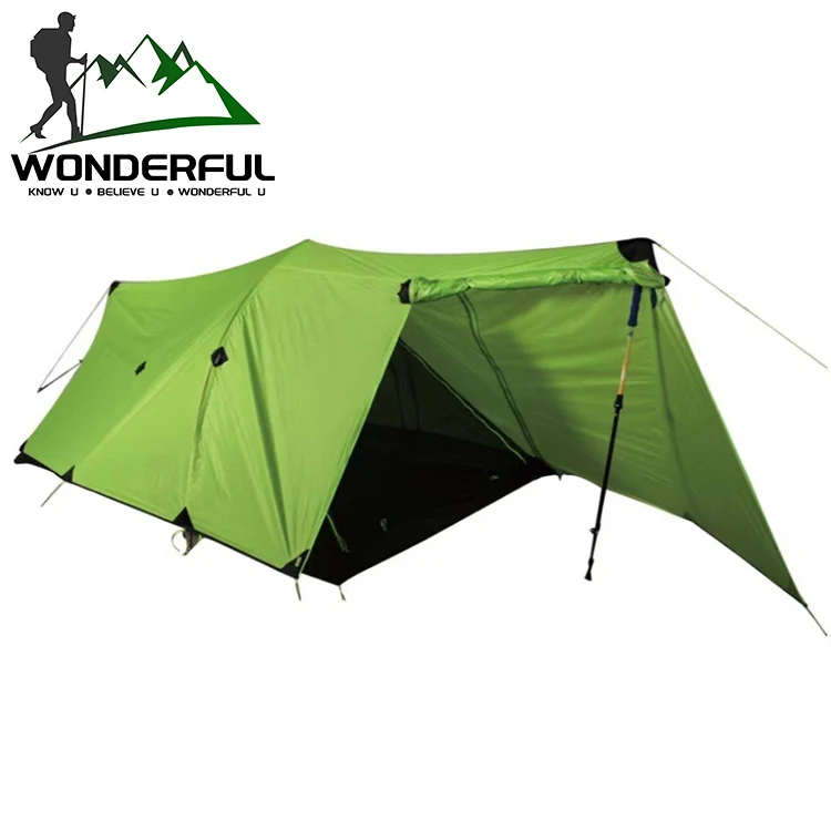 

Shelter Outdoor 2 Person Ultra Light Double Layers One Room One Hall Waterproof Rainproof Hiking Awning Camping Tent