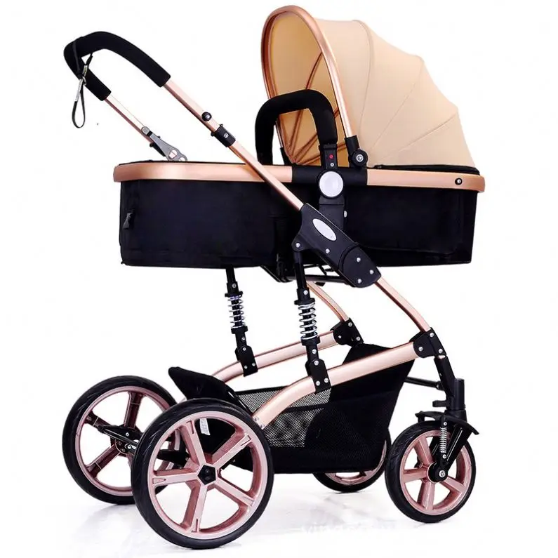 

Easy go Four Wheels high view custom 3 in 1 baby stroller