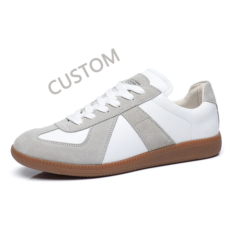 

2022 New Brand Casual Shoes Retro Genuine Leather German Army Training Shoes Men Women Sports Shoes, Customerized