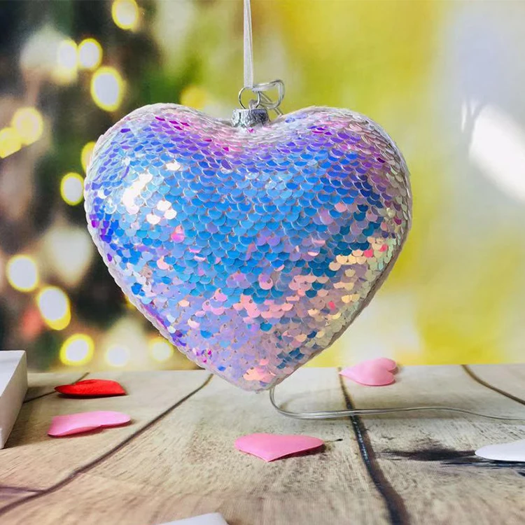 Mini Valentine gift decoration Blue Heart Lights Battery Powered  Led Heart Night Light