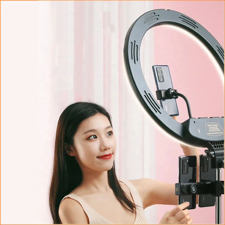 

Beauty Photography Mobile Selfie 18 inch led ring light with Folding Tripod Studio Photo Camera Light For Live YouTube