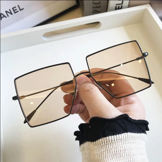 

Fashion new designer glasses big frames vintage sun glasses trendy oversized men unisex sunglasses, As the picture shows
