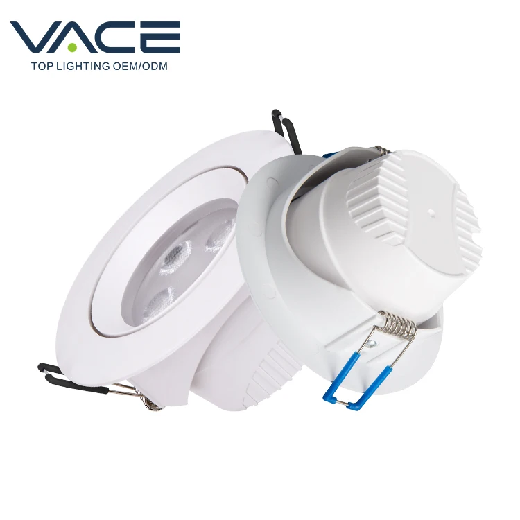 VACE Super Bright AC220-240V Recessed Office 3w 5w LED Down Light Price