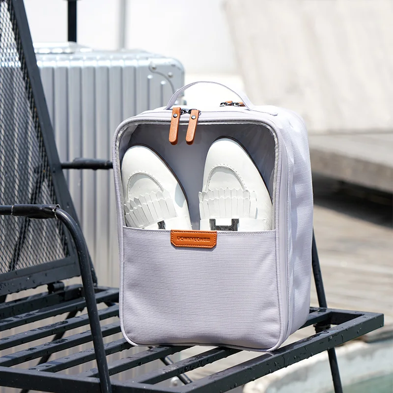 

Rownyeon China Manufacturer Custom Logo Gift Waterproof Dust Bag Shoe Set Storage Bags For Travel, Grey