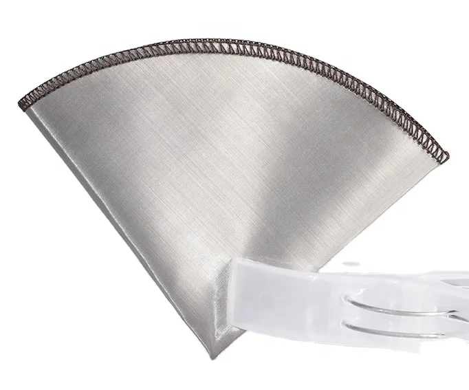 

High Quality Reusable Stainless Steel Coffee Filter 1-2Cup Coffee Drip Filter Strainer Mesh V60 Coffee Filters