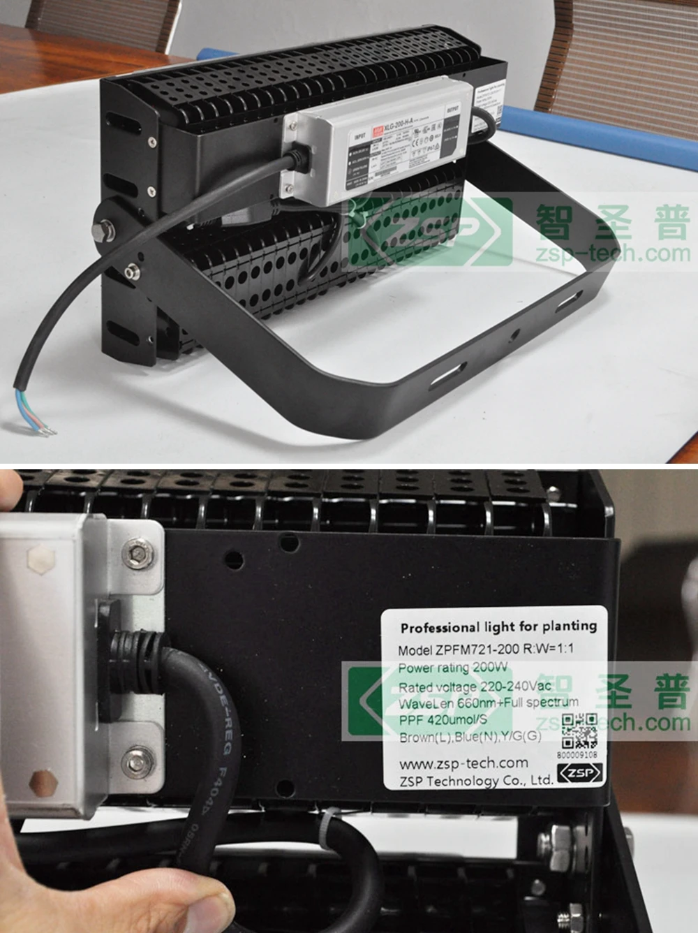 ZSP LED Good heat dissipation zeus 1000w pro led grow light