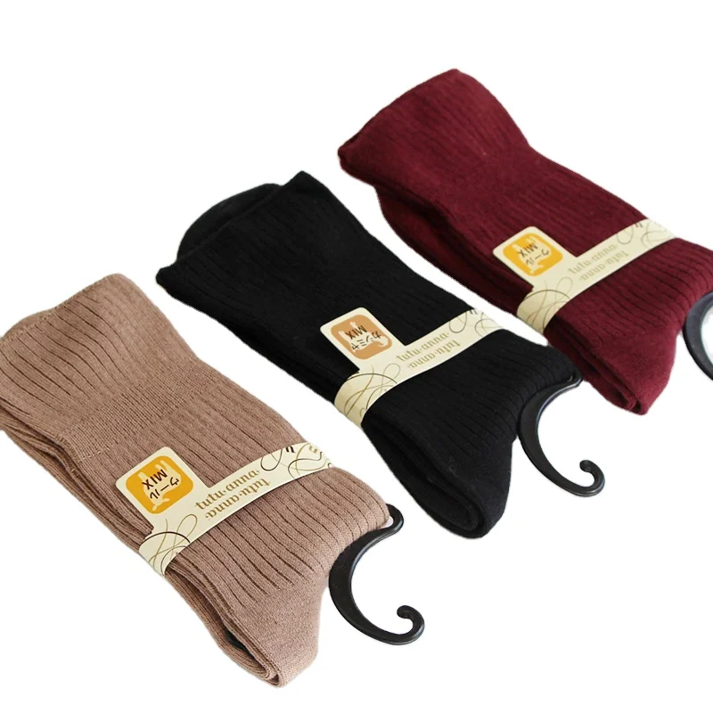 

Adult Socks Autumn and Winter Women's Socks Thickened Solid-colored Back-mouthed Women's Socks