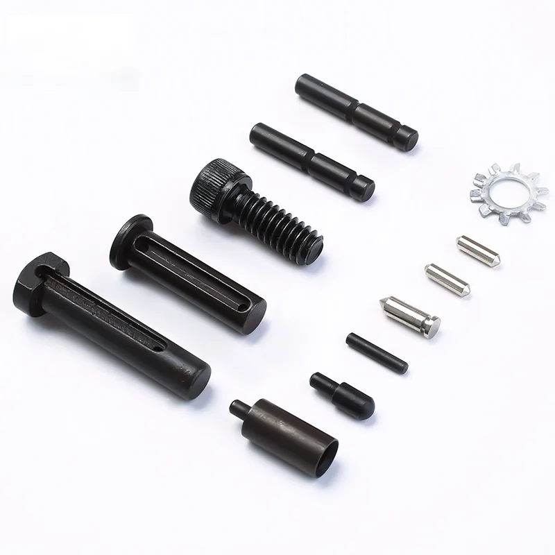 

Fyzlcion 21pcs Kit AR15 All Lower Pins, Springs and Detents .223/5.56 Magazine Catch, Black