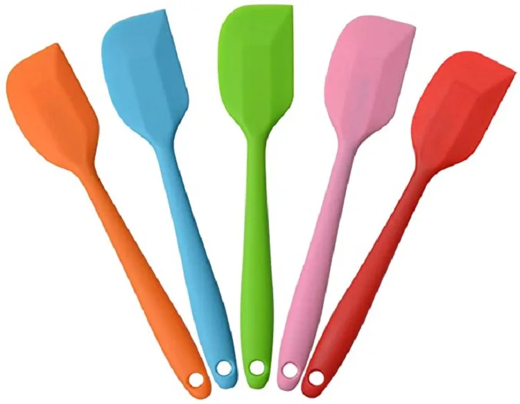 

Rubber Non-Stick Heat-Resistant nonstick stainless steel scrapers Silicone spatula, Grev