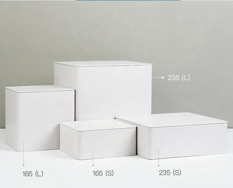 

Customization White Square Cake Tin Boxes for Packiging Valentines Day Gift Set Verpackungs Box