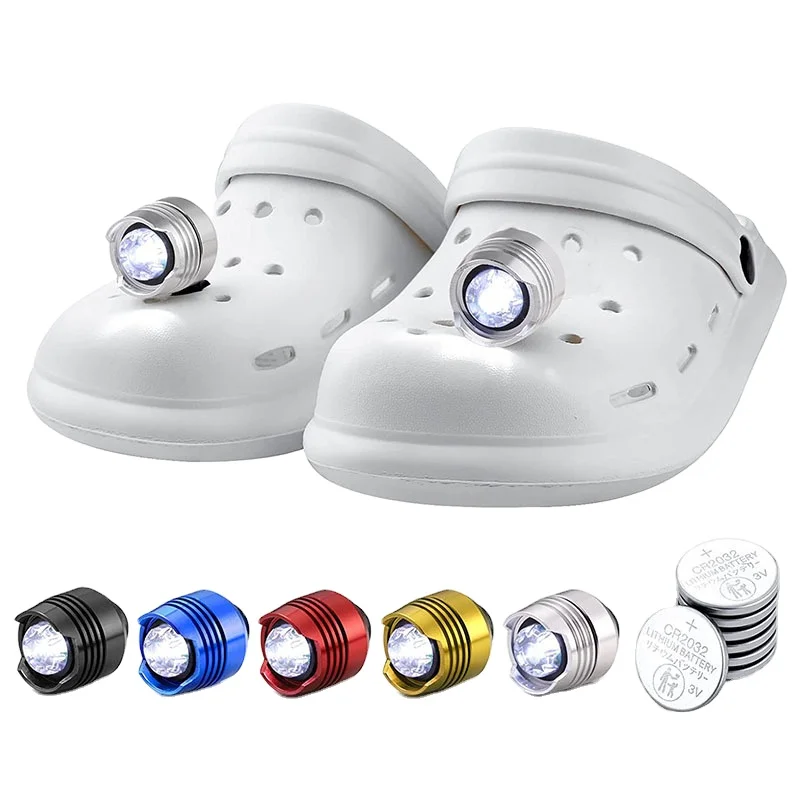 

Wholesale 2023 New Design LED Croc Shoes Lights Garden Hole Shoes Headlights Activities Nightlights Ornaments For Outdoor