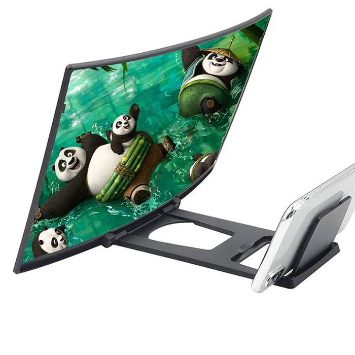 
New phone accessories 12 inch curved mobile screen magnifier for amplifying screen enlarger 3d tv mobile phone screen magnifier 