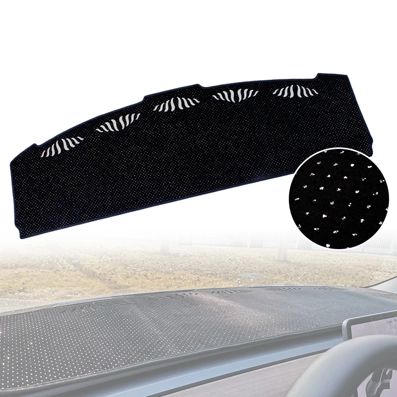

Sun Shade Non-slip Dash Mat Pad Carpet Dashboard Cover Dash Board Cover for Tesla Model 3/Y